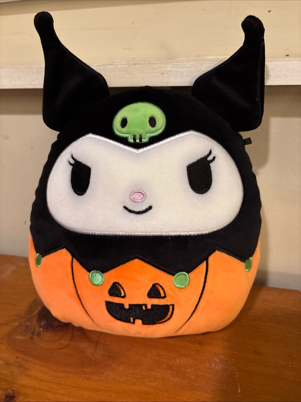 Sanrio Kuromi Pumpkin Plush in Orange, Black & Green